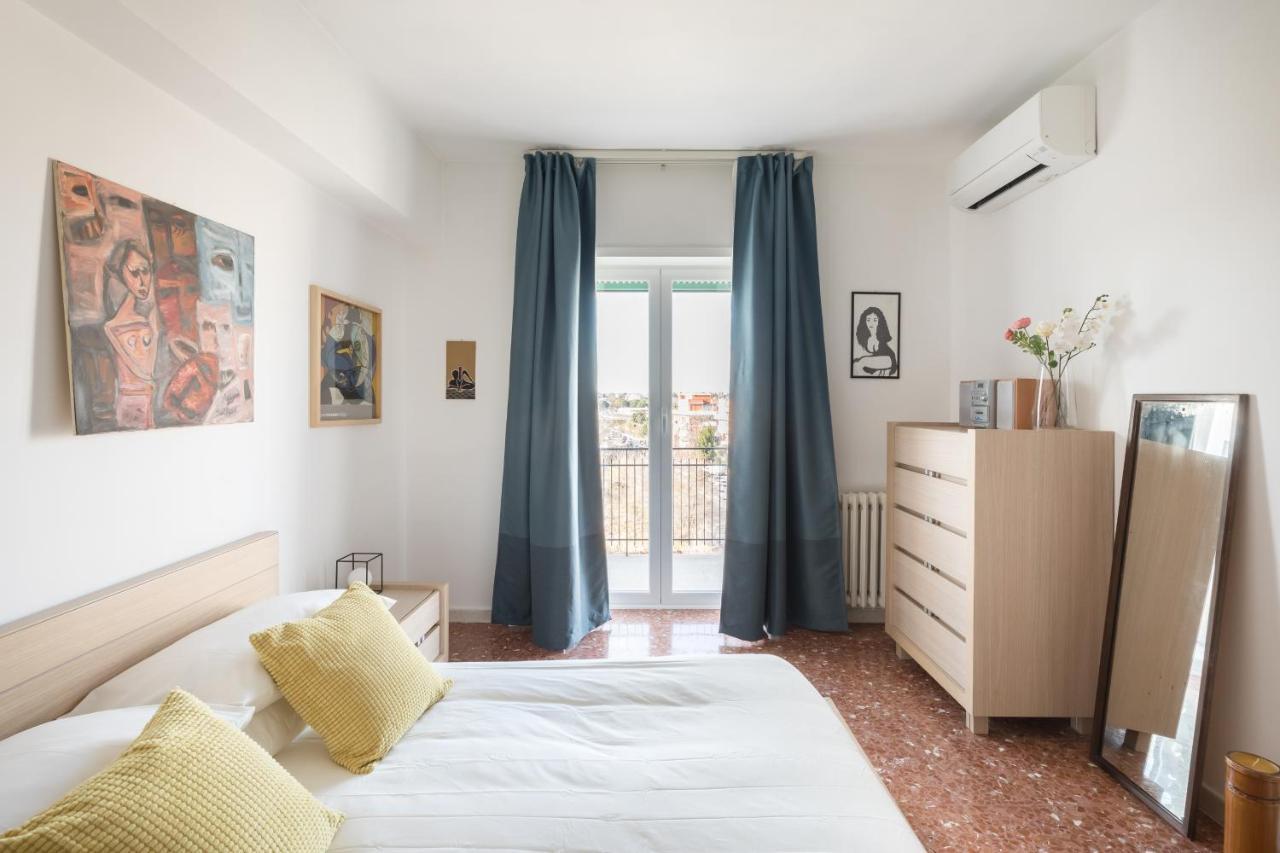 Amoretti Apartment, 6 Persone, 3 Camere, 2 Bagni, Balcone, Wi-Fi, Metro B Monti Tiburtini Rome Bagian luar foto
